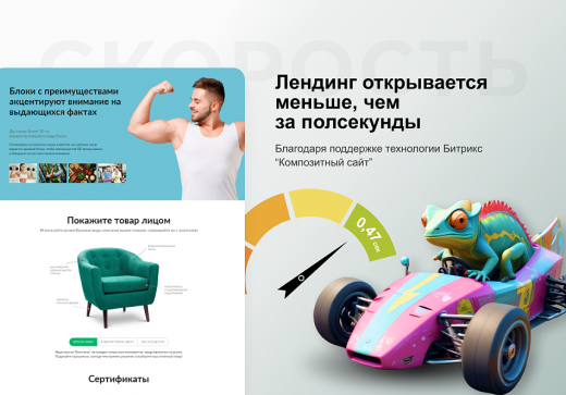 Конструктор одностраничных сайтов ХАМЕЛЕОН
